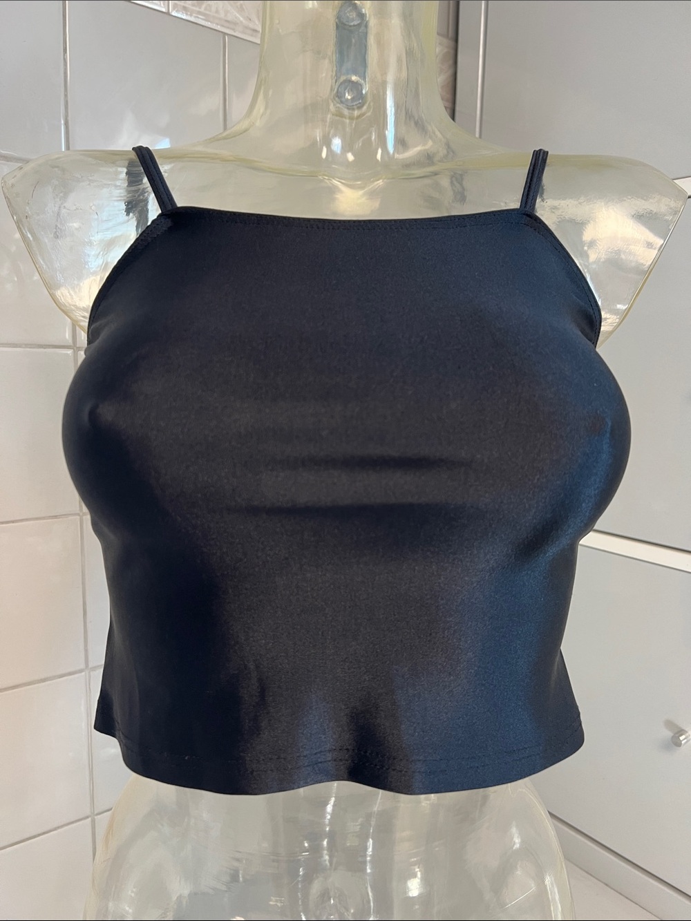 Spandex Open Back Cropped Camisole S NWOT